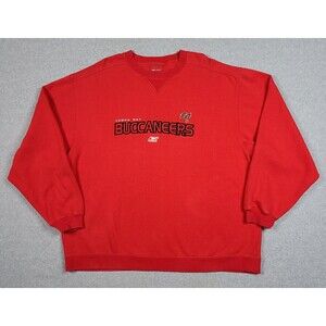 Vintage Tampa Bay Buccaneers Reebok Crew Neck Sweatshirt Sz XL Red NFL Football